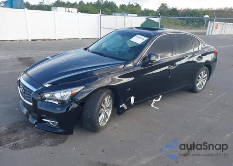 2015 Infiniti Q50 from USA, damaged, VIN JN1BV7AR7FM423565